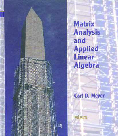 Matrix Analysis and Applied Linear Algebra by Carl D. Meyer PDF download